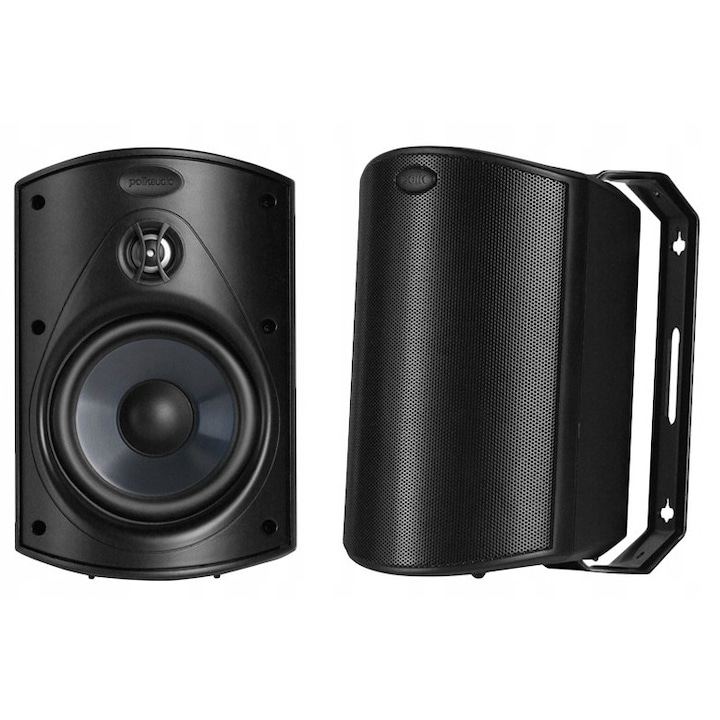 Boxe exterioare Polk Audio Atrium 6, set 2 bucati, negru, 29.69x19.53x22.23 cm