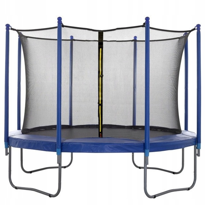 Plasa interioara protectie trampolina 13FT 396x180cm, rezistenta, 8 stalpi