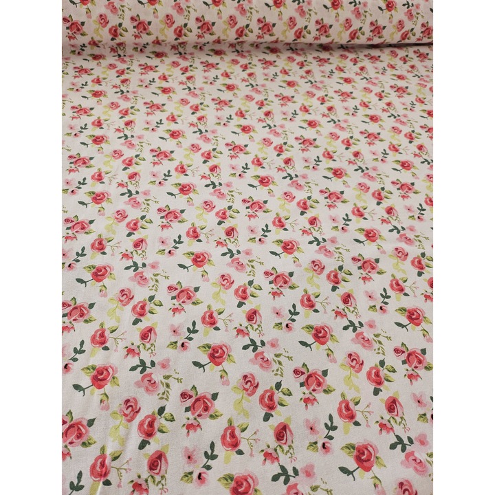 Bumbac Percale cu imprimeu, latime 150 cm Amelia