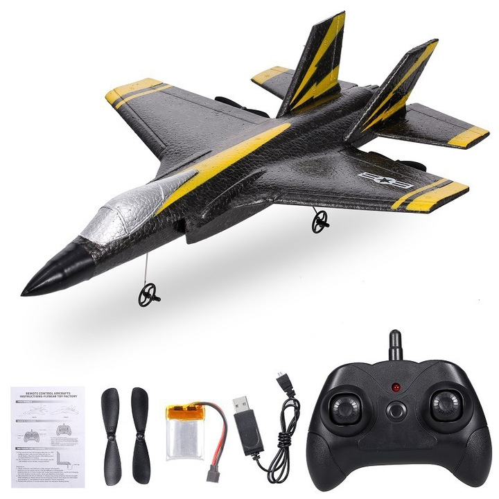 Електрически RC самолет Walpck FX-35, система за стабилизация, EPP материал, 2.4GHz, 100м