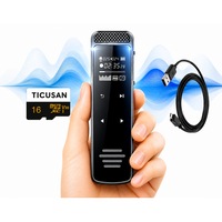 Reportofon profesional cu activare vocala, Q55, 16 GB, difuzor, MP3