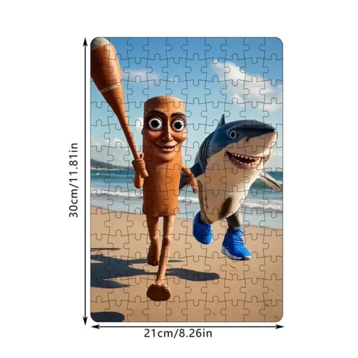 Papír puzzle felnőtteknek, 130 darab, népművészeti, többszínű, 30x21cm