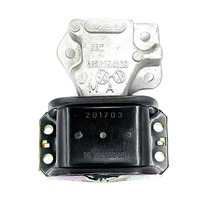 Jobb oldali motortartó készlet, fém, fekete-fehér 1839H8 183991 9637060080