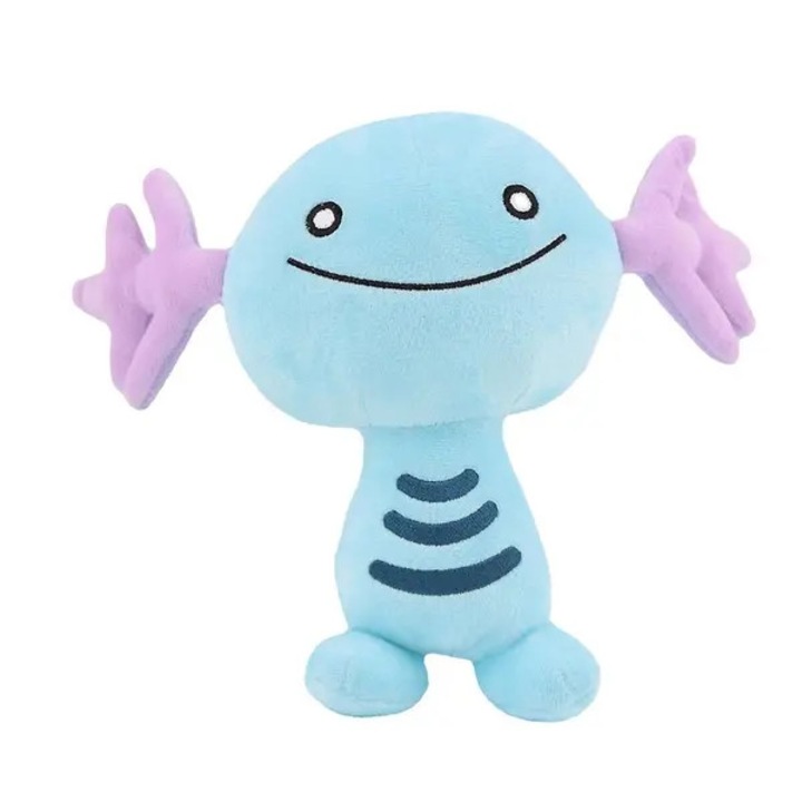 Wooper Paldea plüssjáték, puha, barna, 15x10x23cm