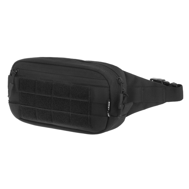 Brytzky Tactical PackMate sport övtáska, fekete, 1000D poliészter, állítható, 7x81cm