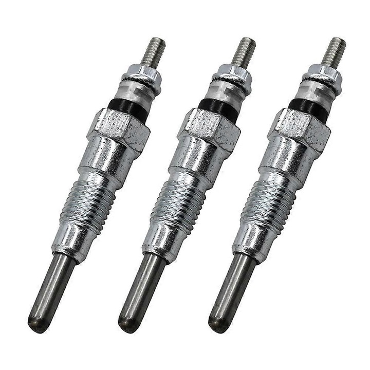 3 db izzítógyertya készlet motorhoz, ezüst, 10mm
