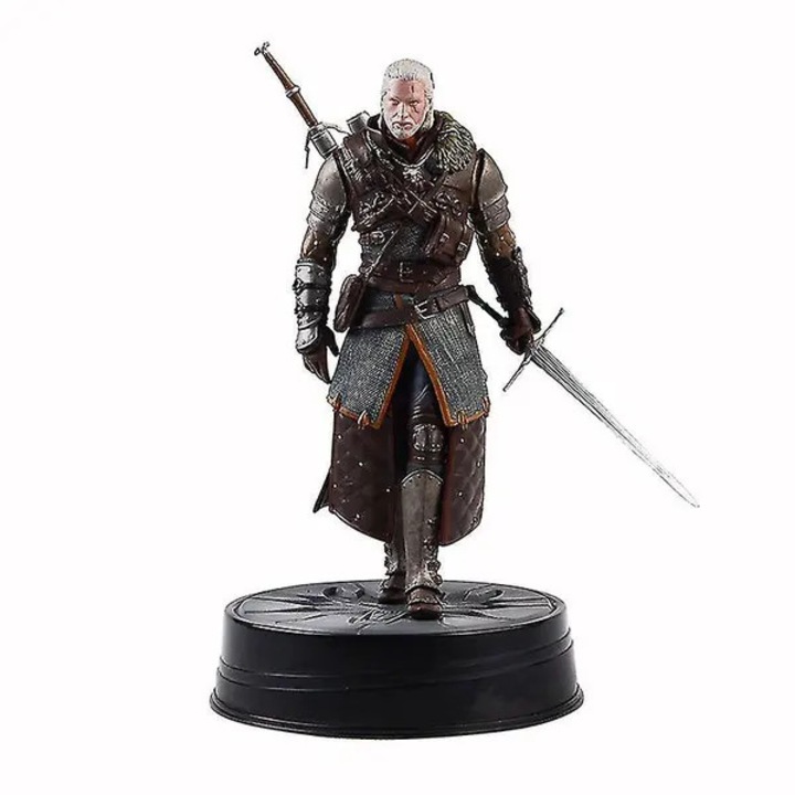 Geralt of Rivia figura, 24cm, PVC, remasterelt, uniszex