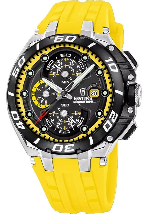 Мъжки часовник Festina F20755/5 Кварцов Жълт