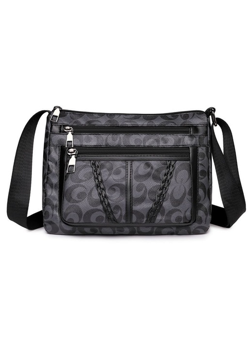 Középkorú anyukák kézitáskája, crossbody táska, mobiltelefon táska, sokoldalú, idősebbeknek bevásárláshoz, puha bőr egységes válltáska, kicsi