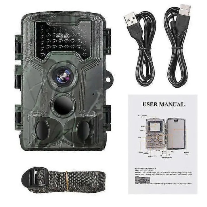 Камера за наблюдение на дивеч 36MP 1080P, ъгъл 120, IP66, 14x10x7cm