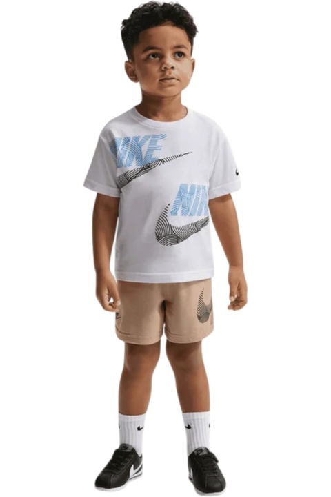 NIKE In The Zone Relaxed Jersey szett 62582, Fehér/Bézs, 92-98 CM