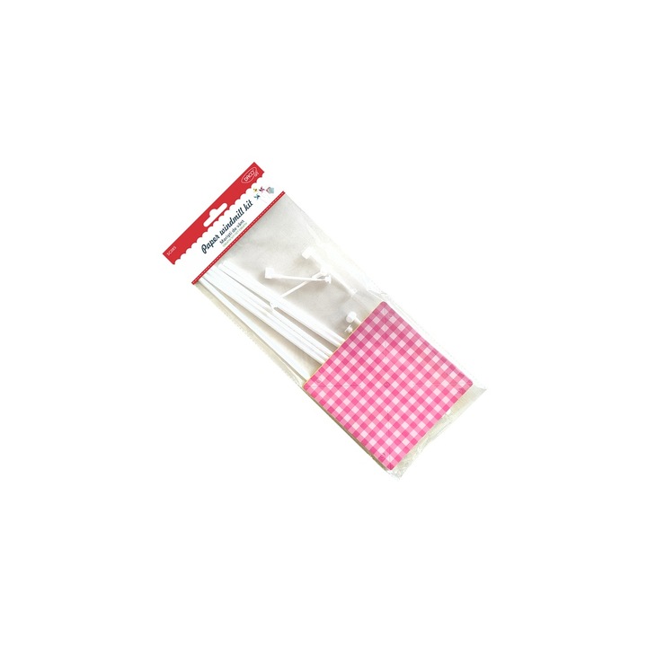 Set creativ Moristi de vant, Multicolor, din cartoane si paie din plastic, ideal pentru activitati handmade, dezvoltarea imaginatiei si indemanarii copiilor. DACO sku11