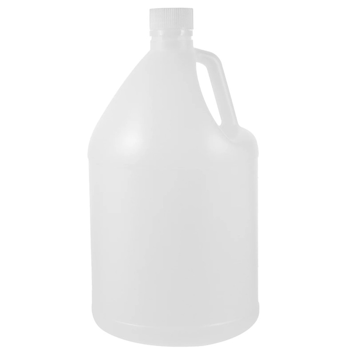 Galeata plastic alb 4L portabila cu capac 31.5x16.2x16.2cm