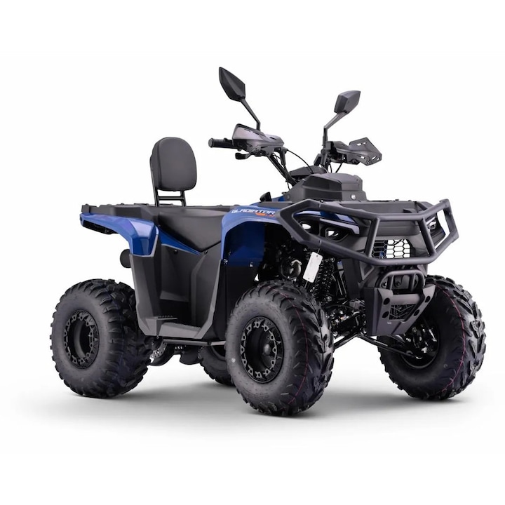Atv Asix Gladiator 110cc, roti 8 inch, 1+1vit, albastru-portocaliu