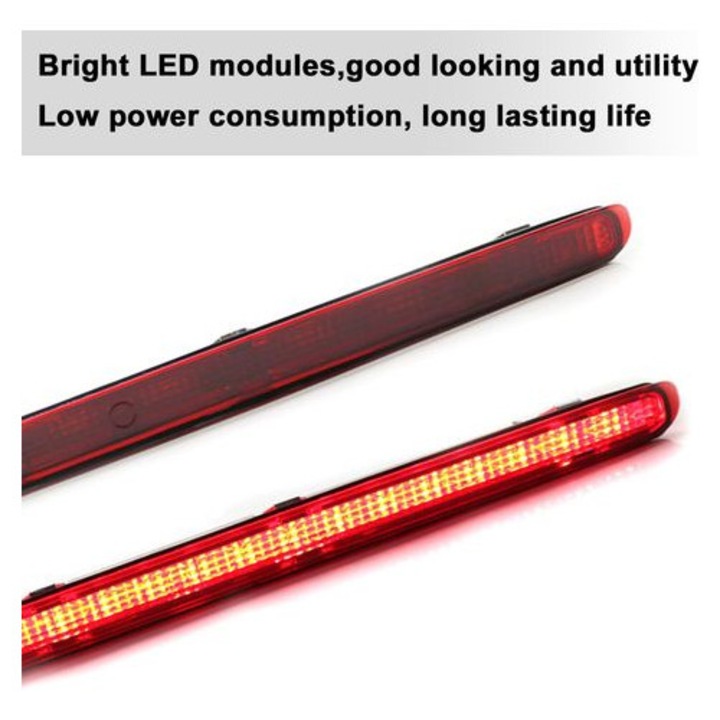 Lumina frana spate LED piros fekete 38x7x3cm szett