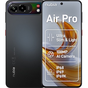 Telefon mobil ZTE nubia Air Pro, Dual SIM, 8GB, 512GB, 5G, Prime Black
