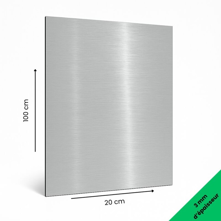 Alumínium kompozit panel 200x1000x3mm, UV- és nedvességálló, merev, beltéri-kültéri