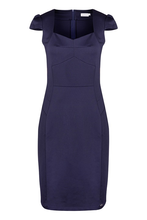 Elegáns MIDI ruha gyönyörű dekoltázzsal - MARIN Alkalmi Keresztelő NM2132, XL