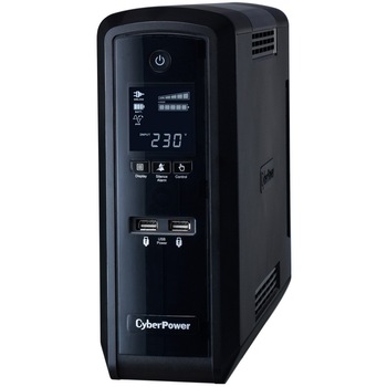 UPS Cyber Power CP1500EPFCLCD, 1500 VA, 900 W, AVR, LCD Display, RJ11, RJ45, USB, Serial UPS Cyber Power CP1500EPFCLCD, 1500 VA, 900 W, AVR, LCD Display, RJ11, RJ45, USB, Serial