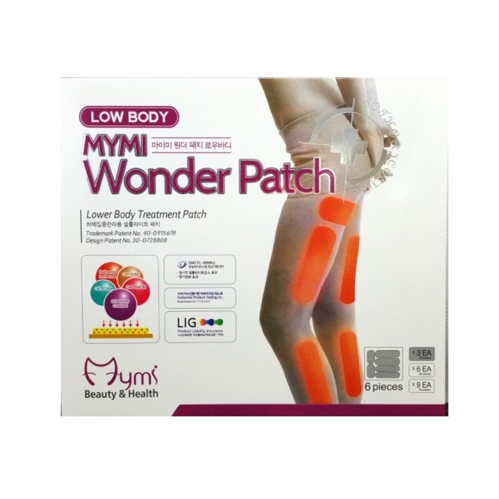 Лепенки с отслабващ ефект LRTM BT Mymi Wonder Patch, за крака и бедра, 18 бр