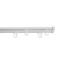 sina aluminiu 400 cm 200 cm  200 cm alba 12 canale accesorii incluse prindere pe tavan pentru perdea si draperie kit complet imagen 48_0_
0