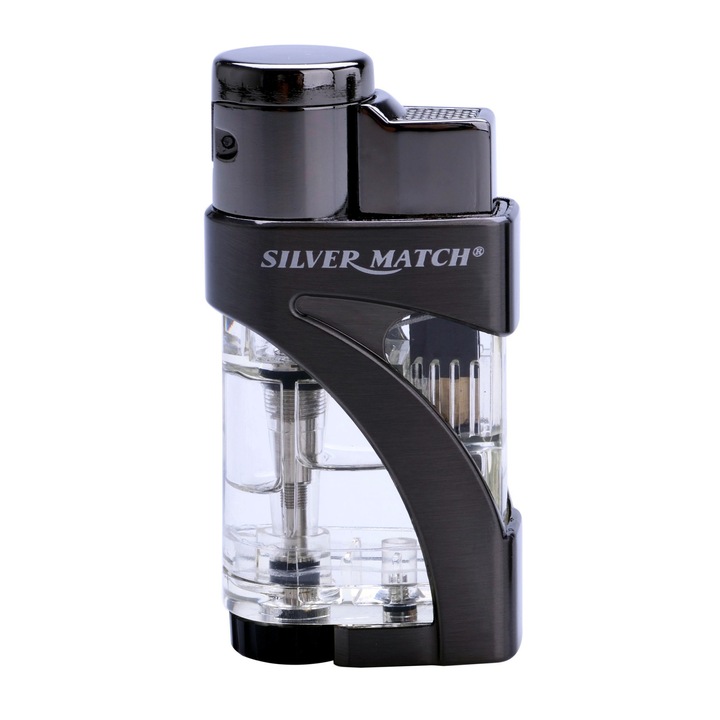 Bricheta electrica Silver Match - Fairlop Two Blueflames (Clear)