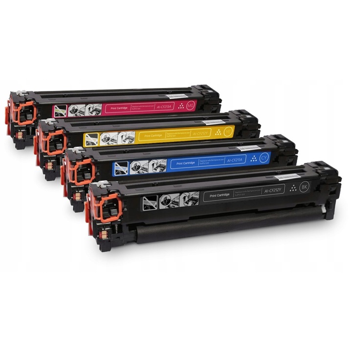 Set 4 tonere laser multicolor compatibil HP 131X 131A 2300-2500 pagini