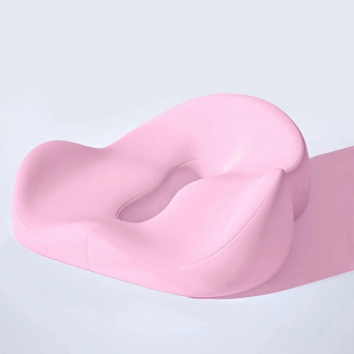 Ergonomikus ülőpárna memóriahab rózsaszín 40x40x5cm