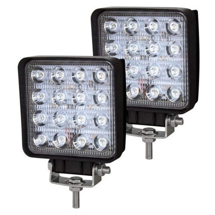 Bara LED 48W 12-24V, IP67, 10cm, 2 darabos szett