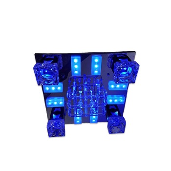 Lustra Full Electrics 8175/400, multicolora, telecomanda, 4*e27 dulie ceramica, leduri multicolor Lustra Full Electrics 8175/400, multicolora, telecomanda, 4*e27 dulie ceramica, leduri multicolor