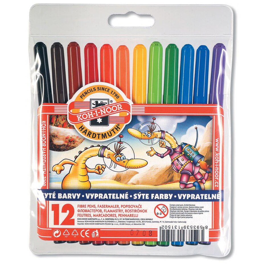 Carioca KOH-I-NOOR 12 culori / set K730212