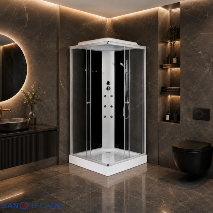 MONO CROM - Cabina de dus completa - 100x100x215cm - BH1174