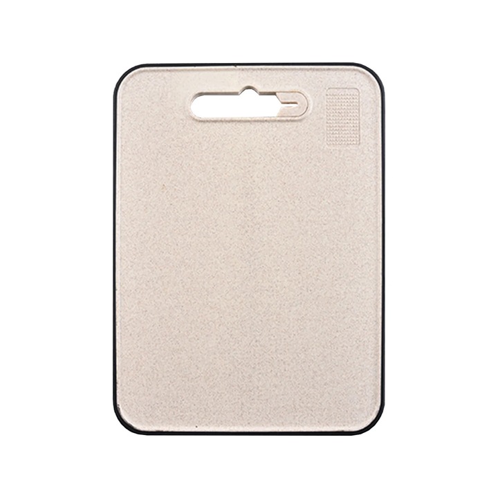 Кухненска дъска за рязане, OEM, с точило, бежова, 37.2x28x3см