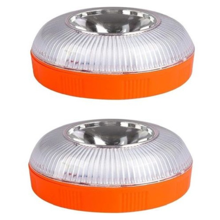Mágneses hordozható LED lámpa, USB-ről tölthető, sárga, kompakt