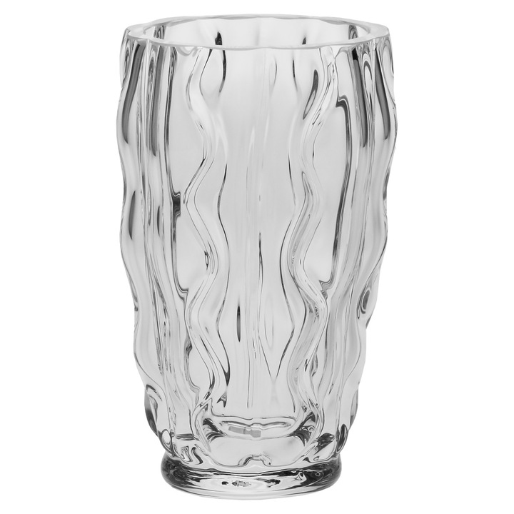 Vaza Krosno Heritage transparentă, 20, 5 cm, sticlă de cristal