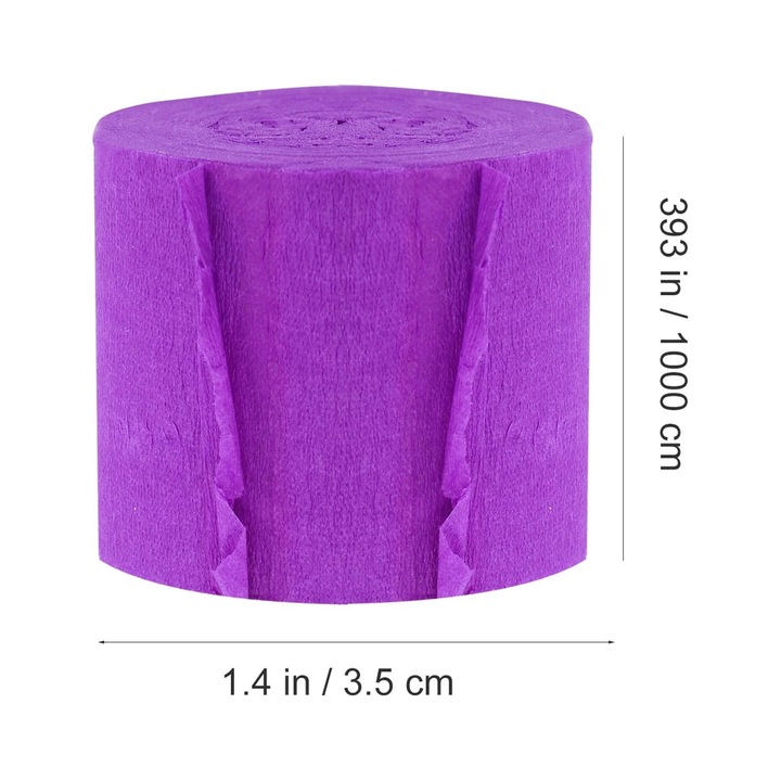 YANYXR 13 tekercses krepp papír szett, többszínű, 1000x3.5cm