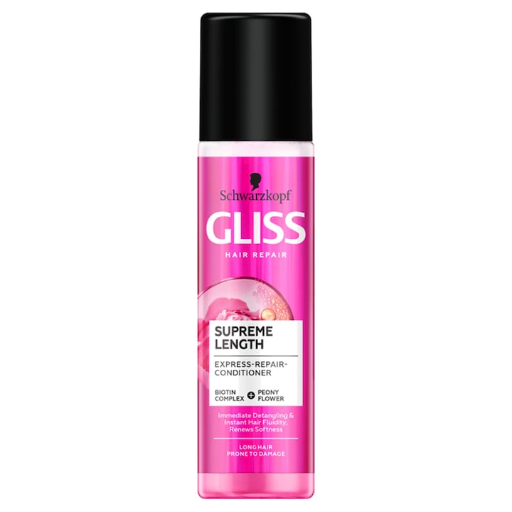 Gliss Kur hajregeneráló balzsam, Express Repair - Supreme Length hosszú hajra, 200 ml
