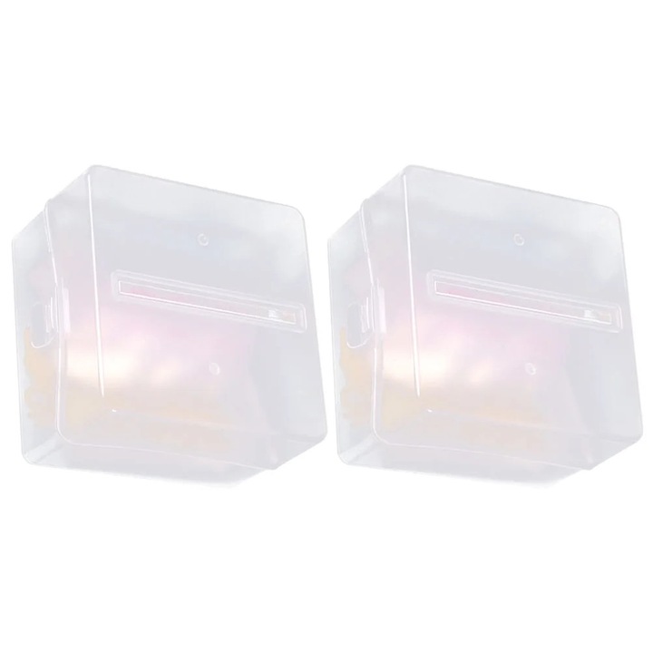 Cutie cadou bani pentru tort, YANYXR, plastic, 11x11x7cm, set 2 bucati