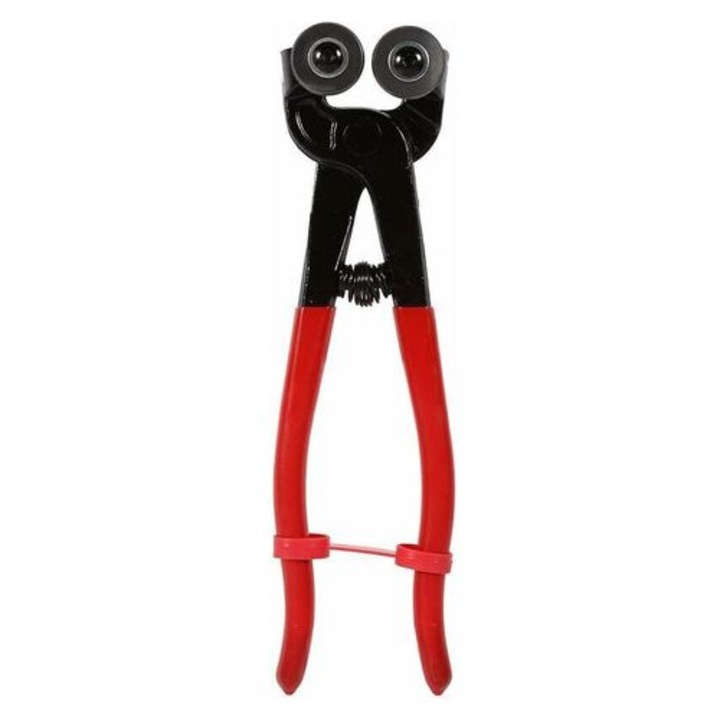 Cleste pentru taiat mozaic, otel si metal dur, 20cm, argintiu