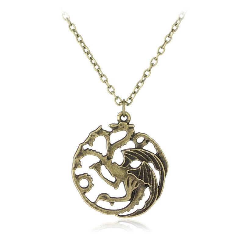 Lantisor Cu Pandantiv Game Of Thrones Targaryen