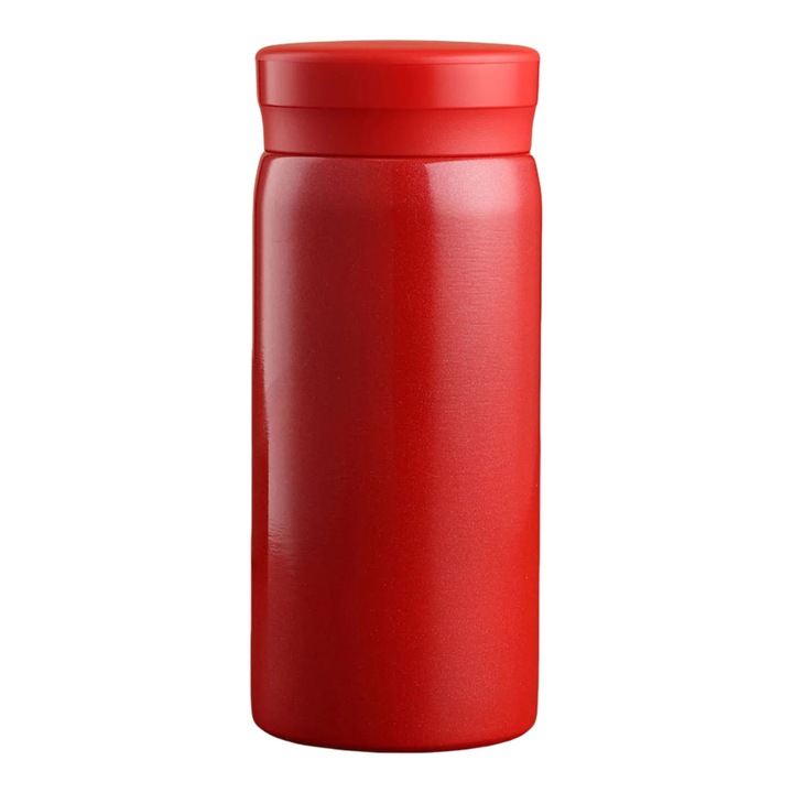 Cana termos YANYXR, inox 316, portabila, rosu, 200ml, 13.5x5.5cm