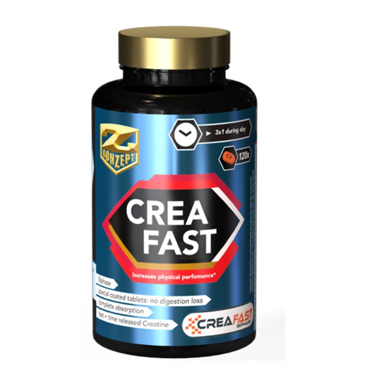 Tablete Creatina, Creafast Z-KONZEPT 120buc