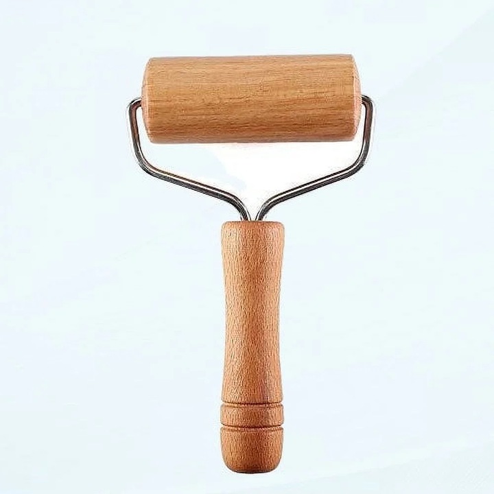 Fasírttekercs fa készlet, design henger, 11.5cm, könnyen használható