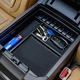 Toyota Land Cruiser Prado 120 középkonzol tároló doboz, fekete, 20.7x24.5cm