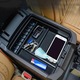Toyota Land Cruiser Prado 120 középkonzol tároló doboz, fekete, 20.7x24.5cm