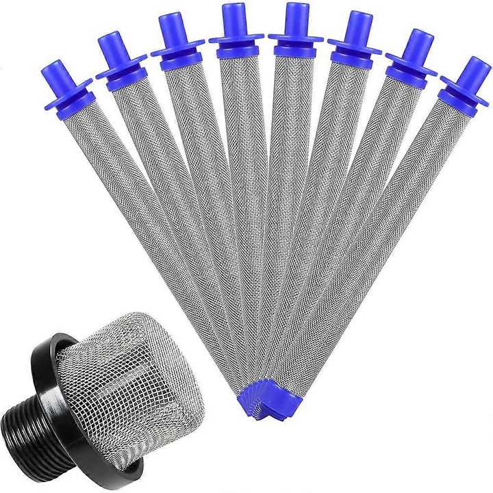 Set filtre pentru pulverizatoare vopsea, 288716 3/4 inch, 8x 288749, plastic, multicolor