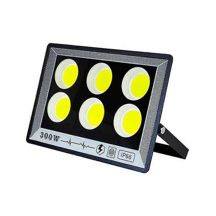 LED Projektor 300W, IP66, fehér, 30x20x10cm