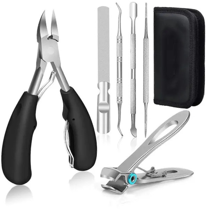 Professzionális benőtt köröm csipesz, rozsdamentes acél, ABS markolat, dupla rugó, 15cm