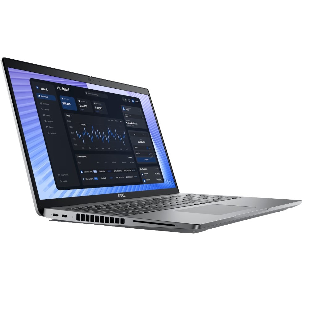 Laptop DELL Precision 3590, 15.6" Full HD, Intel® Core™ Ultra 7 165H pana la 5 GHz, 16 GB RAM DDR5 5600 MT/s, 512 GB SSD, NVIDIA® RTX 500 Ada, Windows 11 Pro, Grey 512 GB