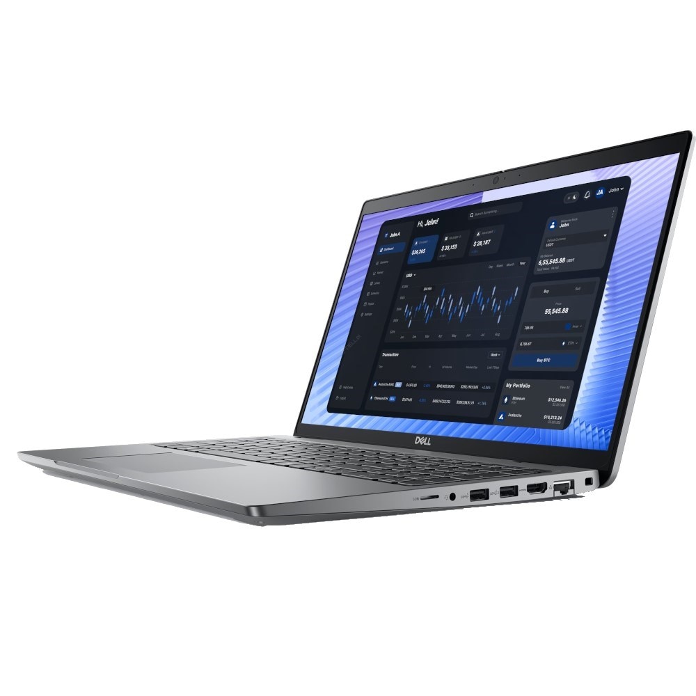 Laptop DELL Precision 3590, 15.6" Full HD, Intel® Core™ Ultra 7 165H pana la 5 GHz, 16 GB RAM DDR5 5600 MT/s, 512 GB SSD, NVIDIA® RTX 500 Ada, Windows 11 Pro, Grey 512 GB